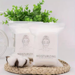 Stretchable Cotton Pads for Makeup Removal and Toning, 50pcs