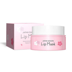 Sakura Lip Care Pack Lip Mask & Balm Set Moisturizing for Chapped Lips