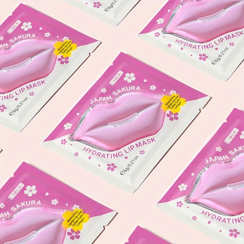 Sakura Lip Care Pack Lip Mask & Balm Set Moisturizing for Chapped Lips