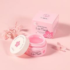 Sakura Lip Care Pack Lip Mask & Balm Set Moisturizing for Chapped Lips