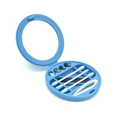 Reusable Silicone Cotton Swab With Mirror and Case