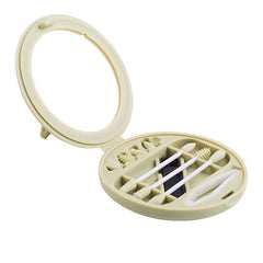 Reusable Silicone Cotton Swab With Mirror and Case