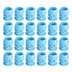 200pcs Tattoo Ink Caps With Base Disposable Microblading Makeup Tattoo Ink Cups