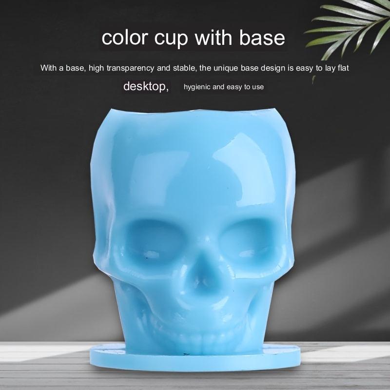 200pcs Tattoo Ink Caps With Base Disposable Microblading Makeup Tattoo Ink Cups