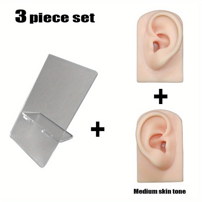 3D Silicone False Ear Model For Piercing Training Set
