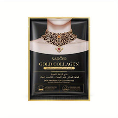 Golden Collagen Neck Mask Fade Neck Lines Refreshing Moisturizing Pack