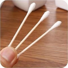 1600pcs Disposable Cotton Swabs For Ears Round Thick Cotton Buds