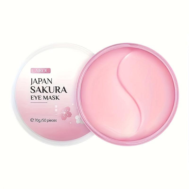 Japanese Sakura Eye Mask 50pcs Reduce Aging Moisturizing & Lifting Eye Patches