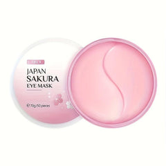 Japanese Sakura Eye Mask 50pcs Reduce Aging Moisturizing & Lifting Eye Patches