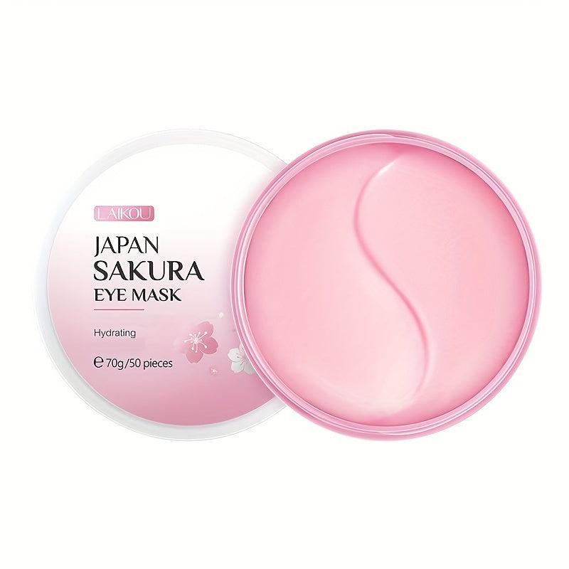 Japanese Sakura Eye Mask 50pcs Reduce Aging Moisturizing & Lifting Eye Patches