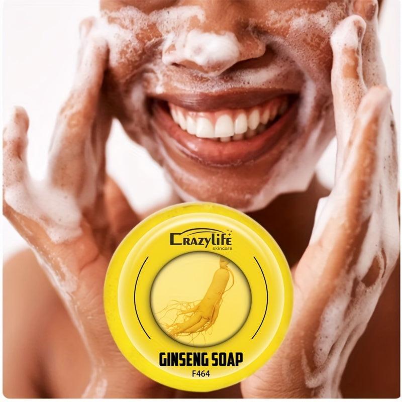 3pcs Ginseng Soap Moisturizing Nourishing Skin Cleansing Soap