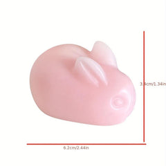 Easter Rabbit Soap Pink Cartoon Face Hand Cleansing Soap Remove Mites