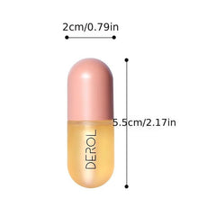 2PCS Night Lip Tint Kit Natural Lip Enhancer Instant Volumising Ginger Gloss