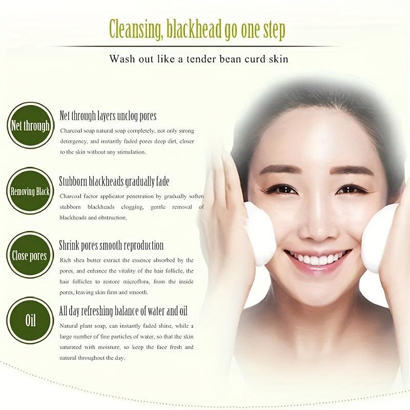 Bamboo Charcoal Soap Deep Cleansing Facial Skin