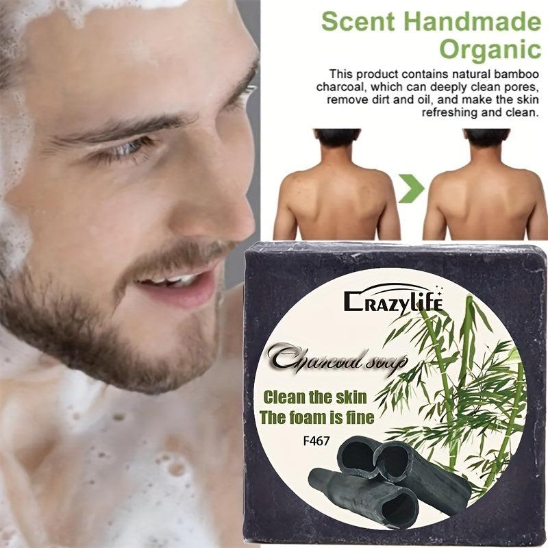 Bamboo Charcoal Soap Deep Cleansing Facial Skin