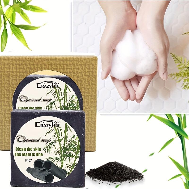Bamboo Charcoal Soap Deep Cleansing Facial Skin