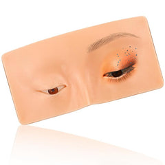 5D Eyebrow Makeup Practice Board Reusable Brow Mannequin Silicone Skin Pad
