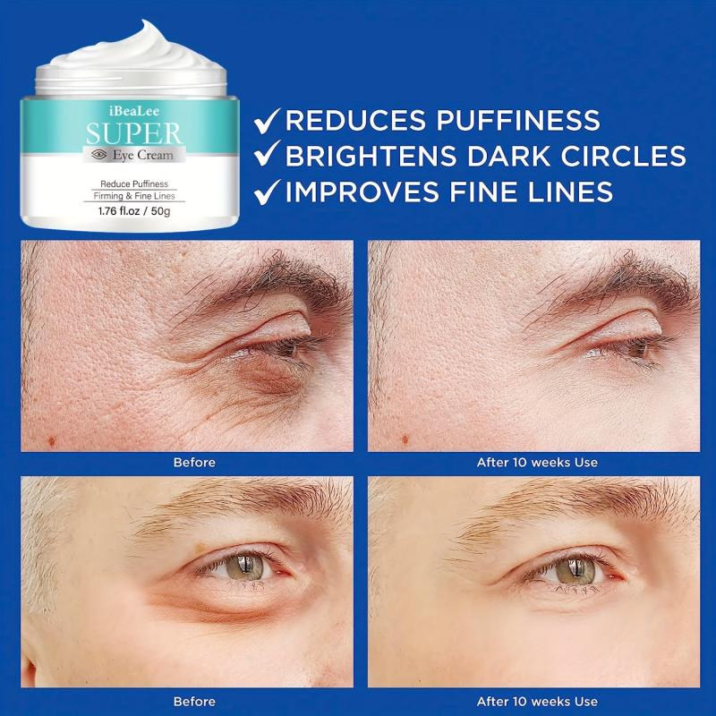 Natural Under Eye Cream for Puffiness & Wrinkles
