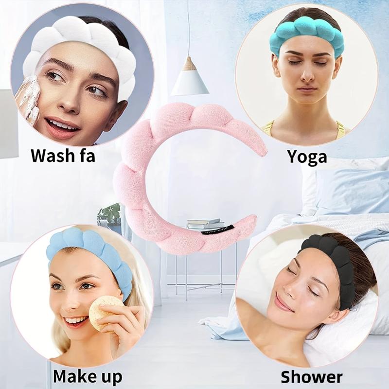 High End Makeup Bath Face Wash Sports Yoga Headband And Wristband Set