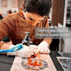 Tattoo Practice Skin Double Sides for Eyebrow Lips Tattoo Kit