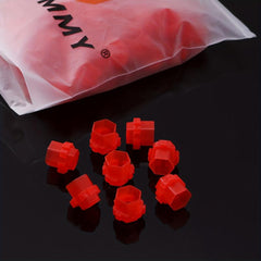 100 Disposable Hexagon Tattoo Ink Caps Permanent Makeup Tattooing