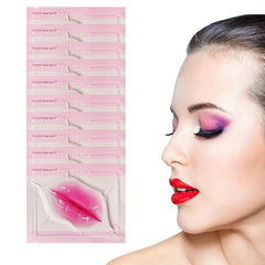 10 PCS Collagen Lip Masks Hydrating Anti Drying Brighten Lip Lines