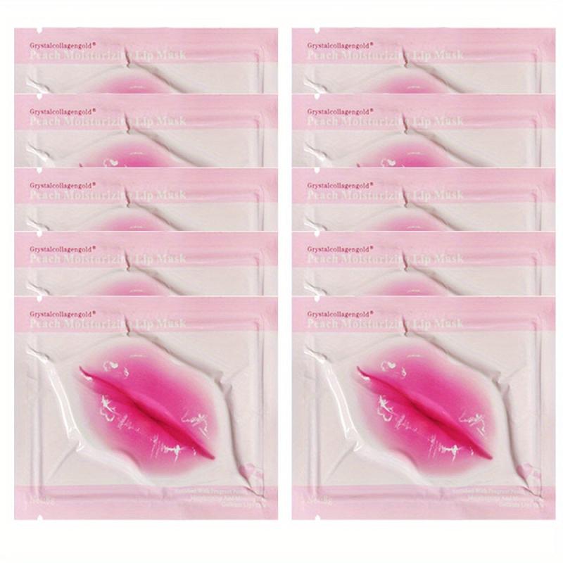 10 PCS Collagen Lip Masks Hydrating Anti Drying Brighten Lip Lines