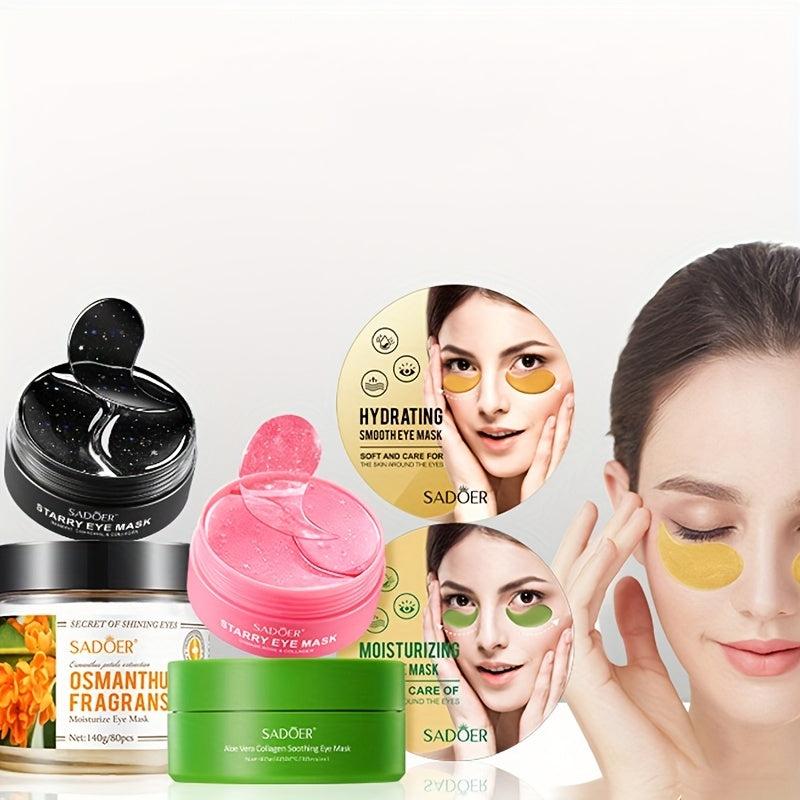 Aloe Bamboo Charcoal Rose Under Eye Patches