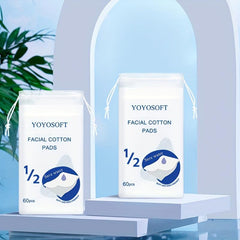 60pcs Facial Cotton Pads for Makeup Removal