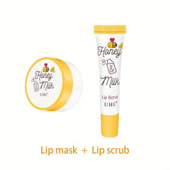 Hydrating Lip Care Set: Balm, Mask, Scrub