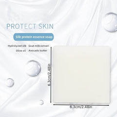 Silk Protein Essence Soap for Gentle Mite Removal