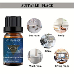 Coffee Fragrance Oil 10mL for Aromatherapy Diffusers and Candle Making