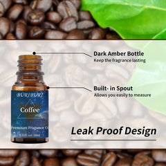 Coffee Fragrance Oil 10mL for Aromatherapy Diffusers and Candle Making