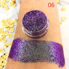 Glitter Eyeshadow Palette Chameleon Metallic Eyeshadow Palette Powder Pigment
