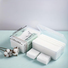 158pcs Cotton Pads Facial Eye Makeup Remover Natural Square Cotton Puff