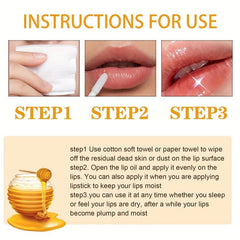 Honey Hydrating Lip Glow Liquid | Moisturizing Lip Balm