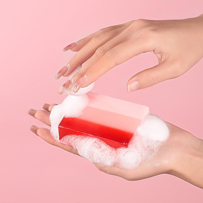 Organic Strawberry Soap for Face and Body, Men and Women