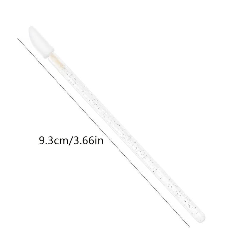 Disposable Flocked Lip Brush Stick Portable Lipstick Brush