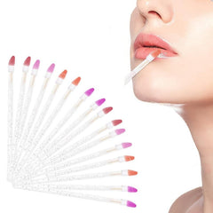 Disposable Flocked Lip Brush Stick Portable Lipstick Brush