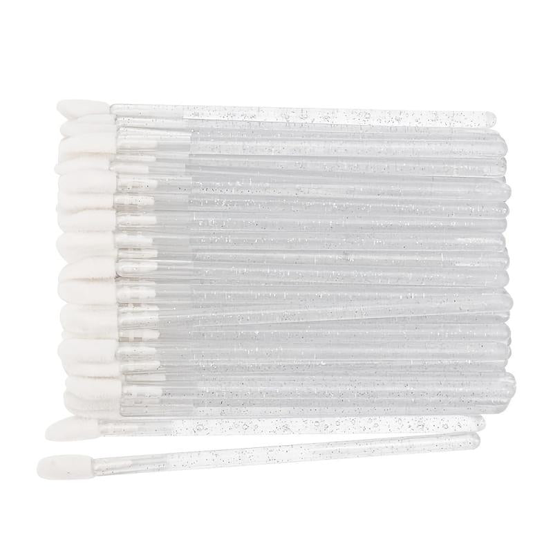 Disposable Flocked Lip Brush Stick Portable Lipstick Brush