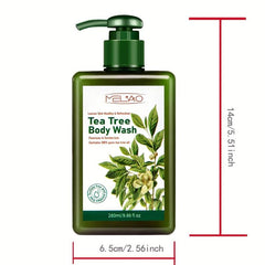 Tea Tree Body Wash For Men & Women - Fights Body Odor & Acne