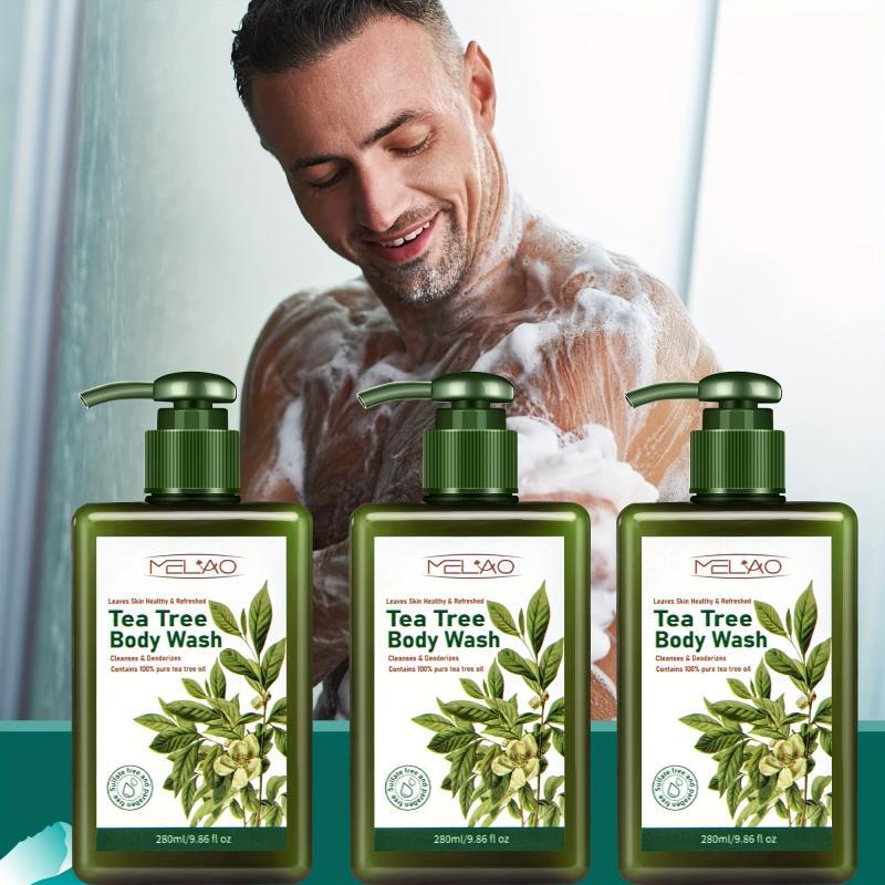 Tea Tree Body Wash For Men & Women - Fights Body Odor & Acne