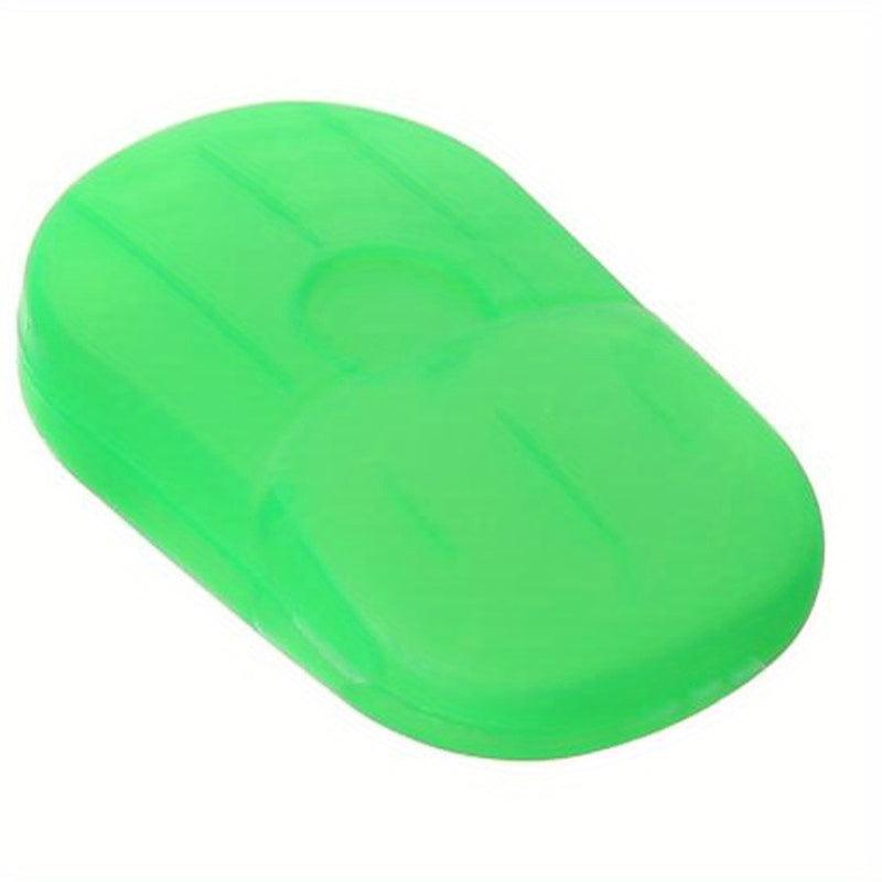 Travel Disposable Soap Slices Box Soap Paper Portable Hand Washing Tablets