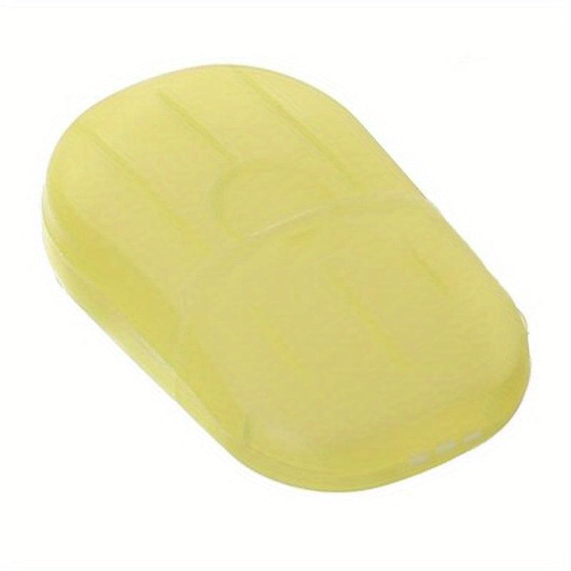 Travel Disposable Soap Slices Box Soap Paper Portable Hand Washing Tablets