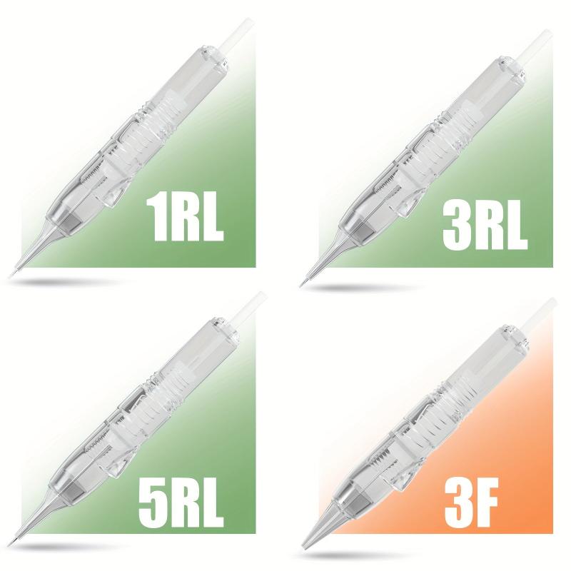 10pcs Disposable Tattoo Cartridge Needles Standard Round Liner for Artists