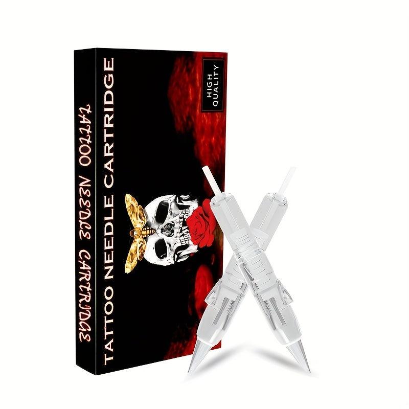 10pcs Disposable Tattoo Cartridge Needles Standard Round Liner for Artists