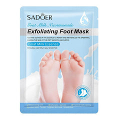 Goat Milk Essence Exfoliating Foot Mask - Soft Feet Solution