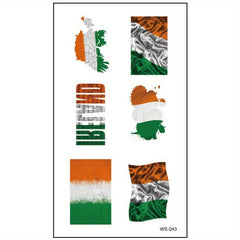 St Patrick's Shamrock Temporary Tattoos - Pack of 10
