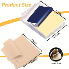 40pcs Tattoo Practice Skin for Eyebrow Lips Microblading Tattoo Kit