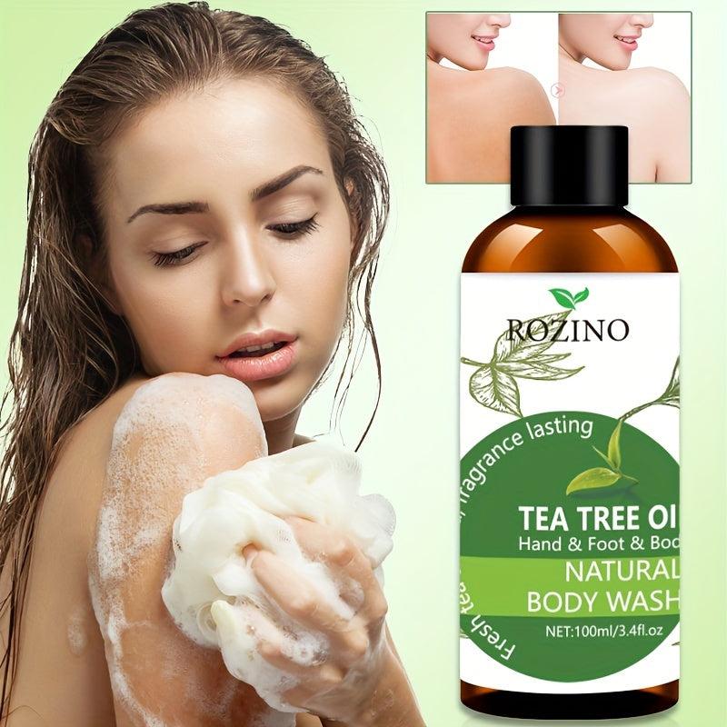 100ml Tea Tree Bath Gel Shower Gel Pure And Skin Fragrance Bath Foam